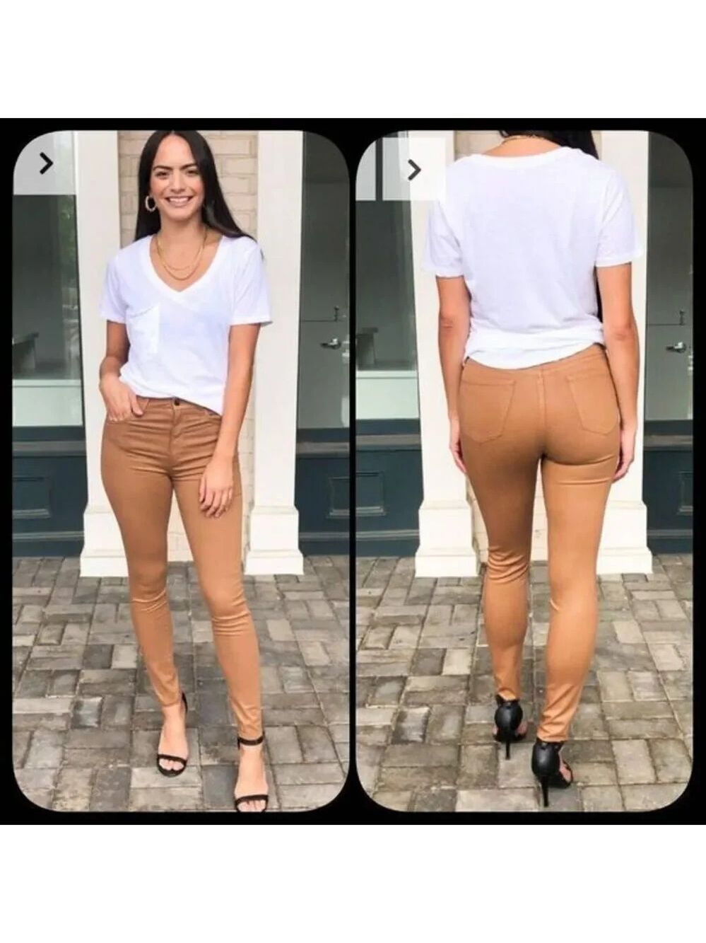 JOES JEANS "THE CHARLIE" HIGH RISE SKINNY COATED ANKLE- MAPLE SIZE 24